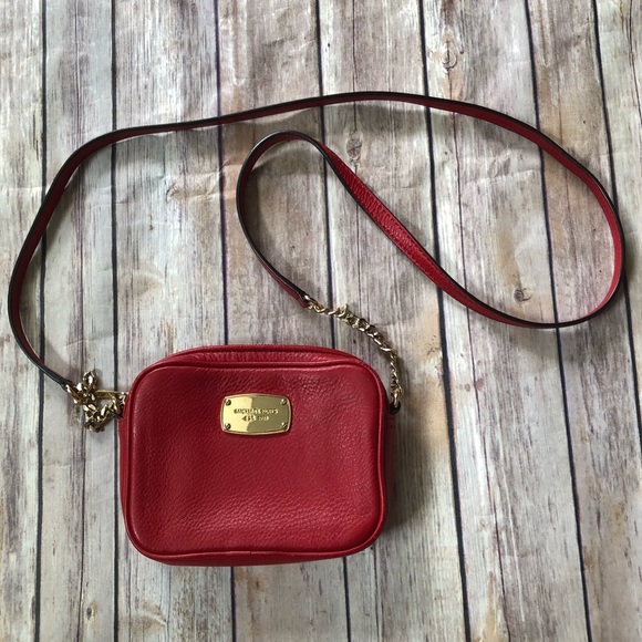 Michael Kors Handbags - Michael Kors Red Crossbody Bag
